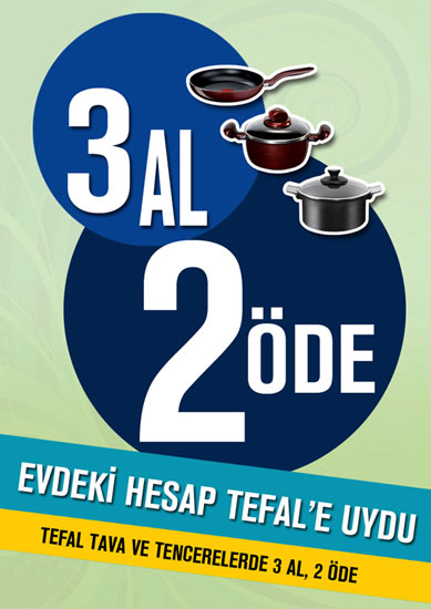 Tefal 3 Al 2 Öde