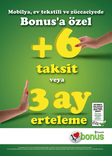 Bonus 6 Taksit